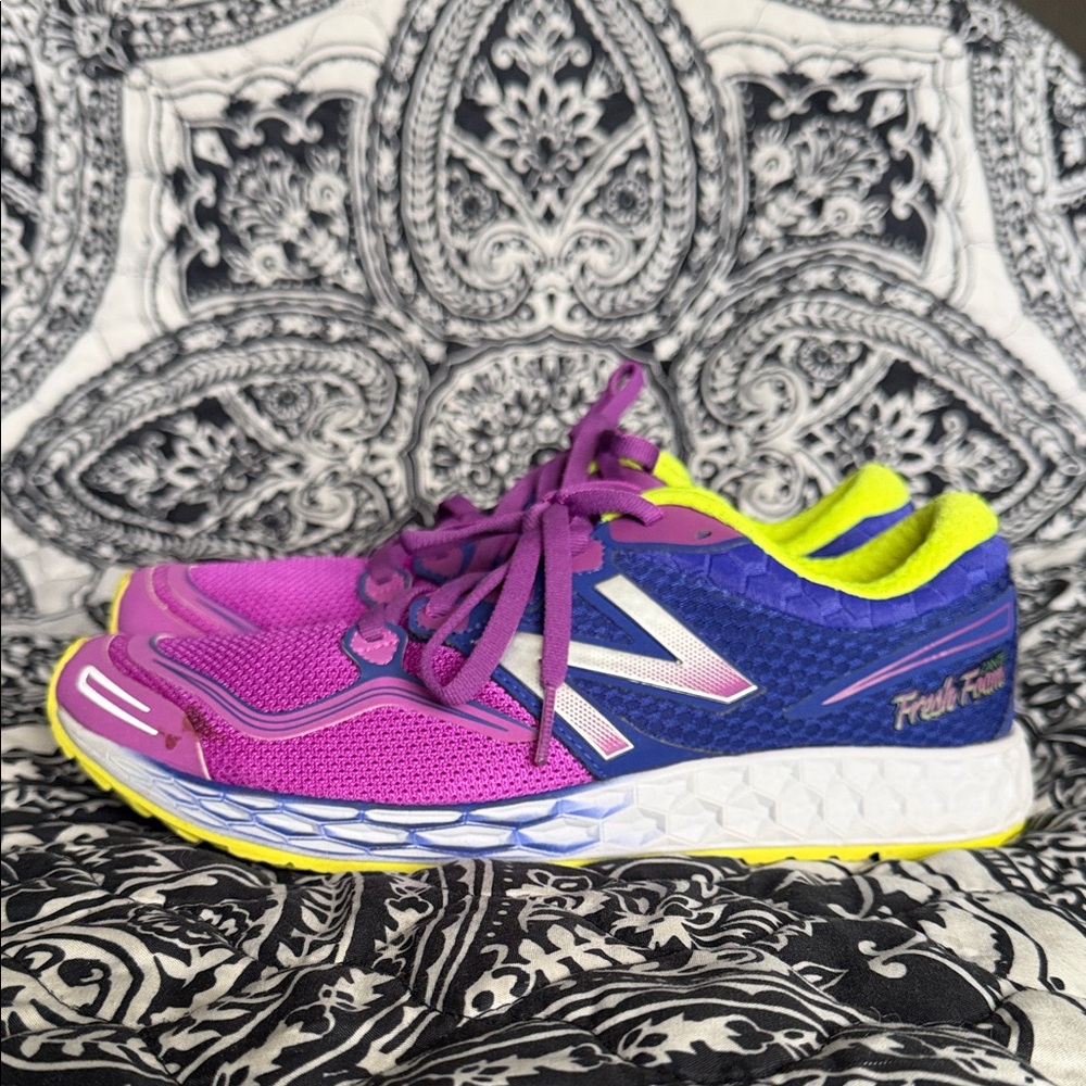 New Balance Women's Purple and Blue Athletic Shoes - Picture 3 of 6